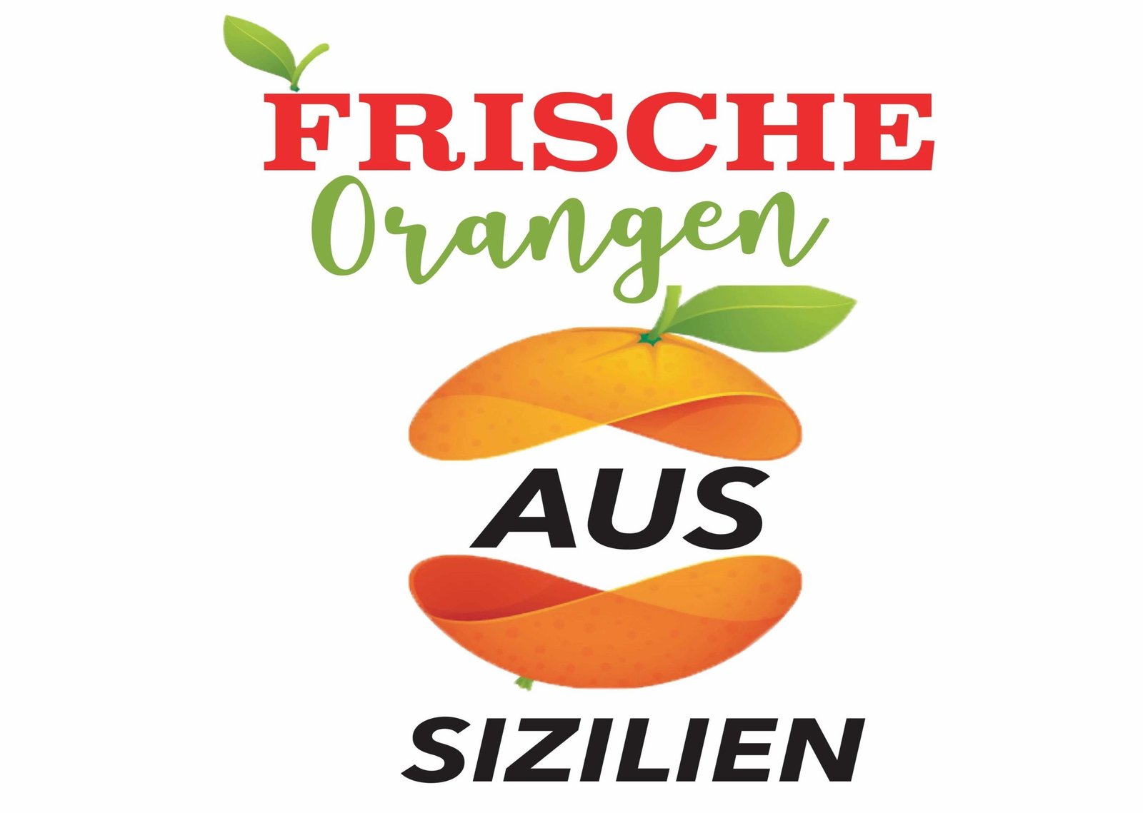 Frische Orangen aus Sizilien