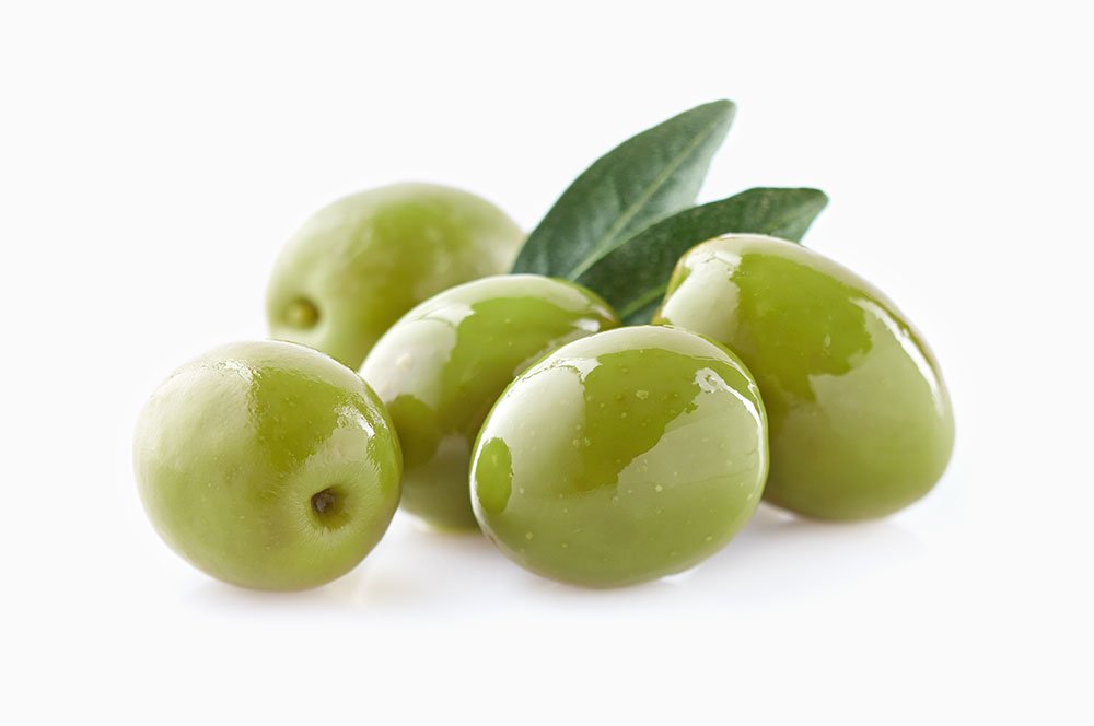 Grüne Oliven